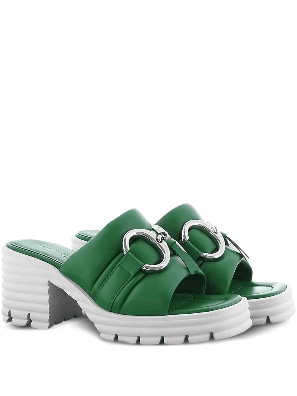 square-toe block-heel sandals - Image 1