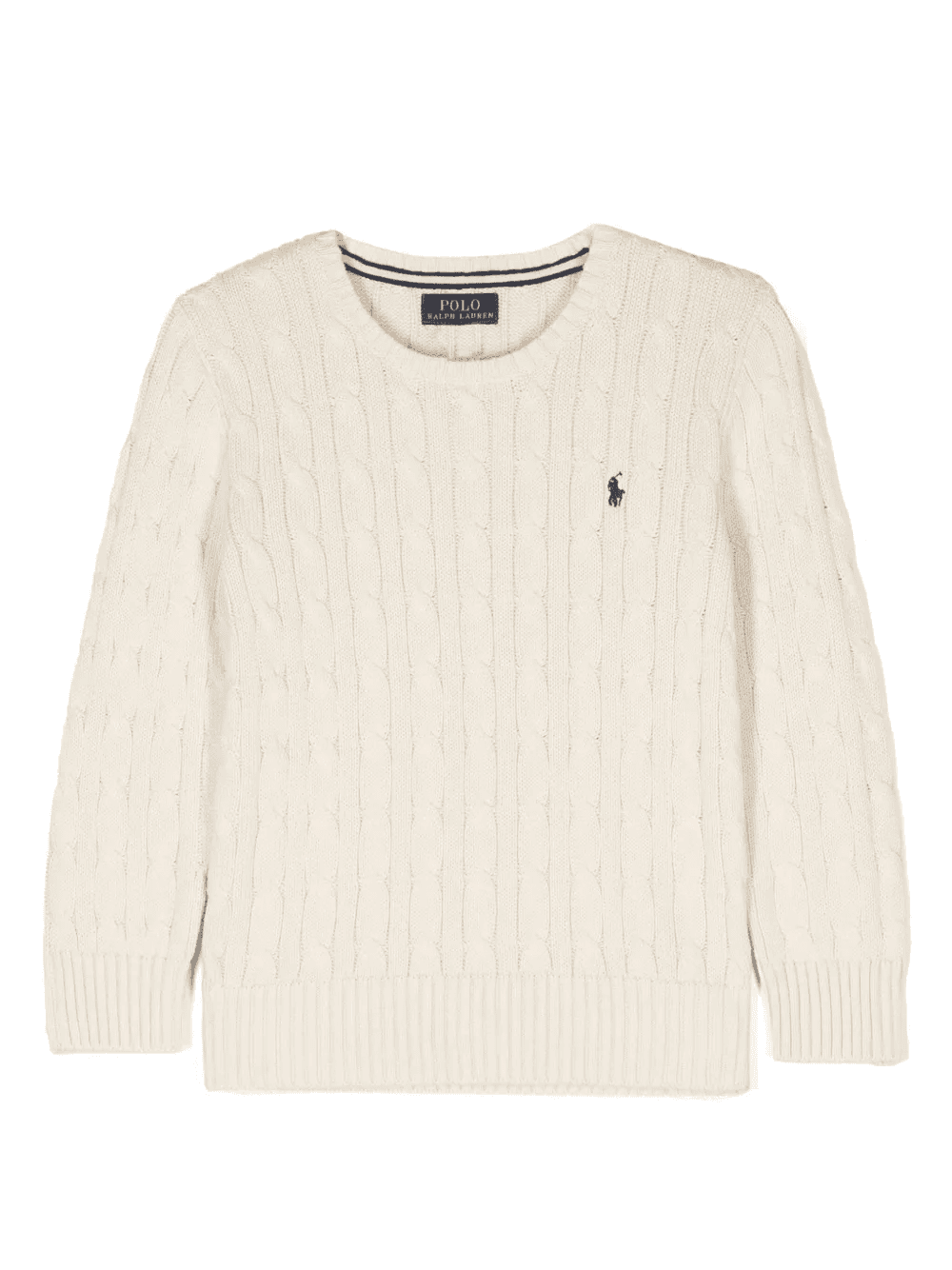 cable-knit cotton sweater - Image 1