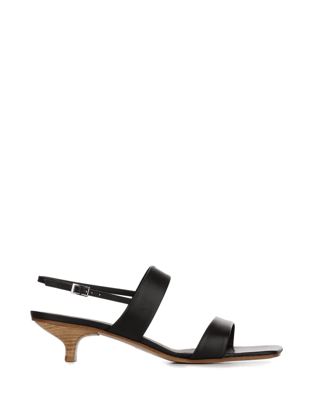 leather heeled sandals - Image 1