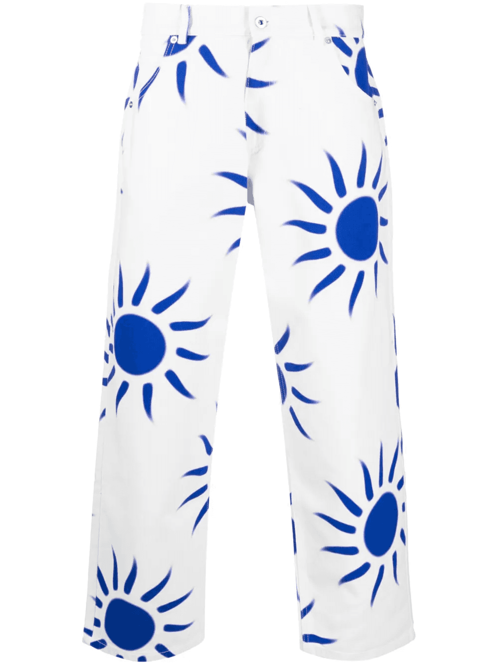 graphic-print straight-leg jeans - Image 1