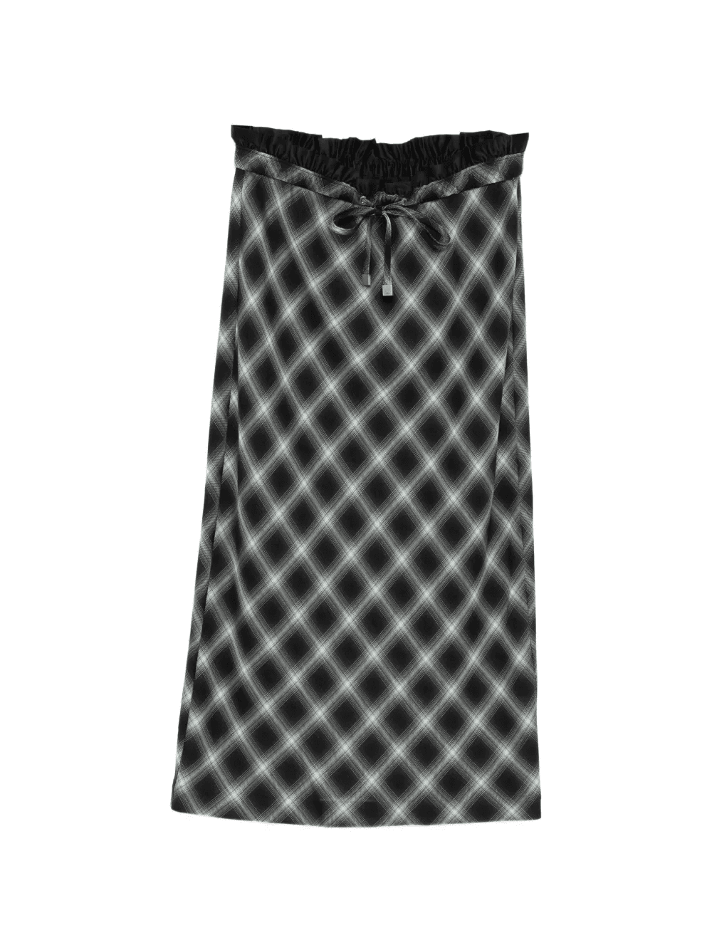 plaid midi skirt - Image 1