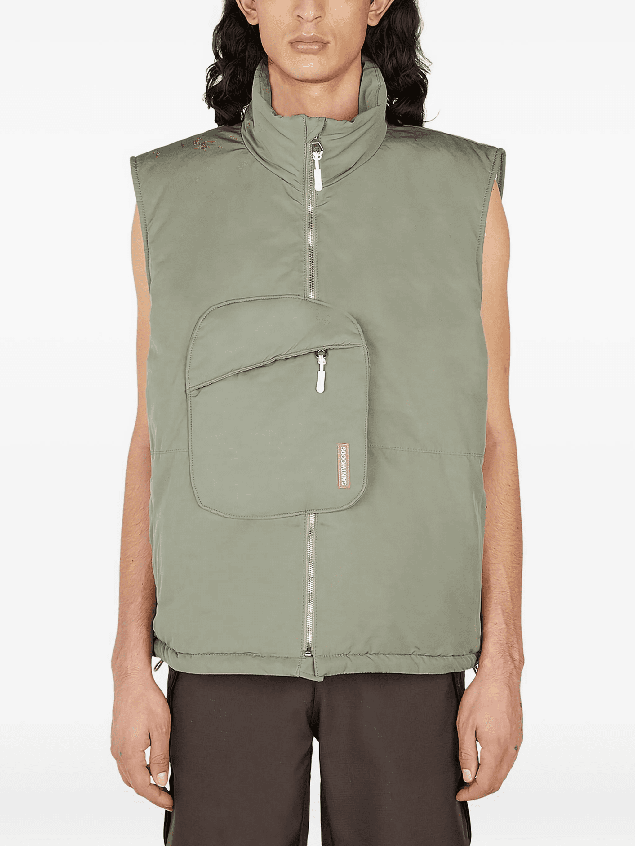 zip-up gilet - Image 1