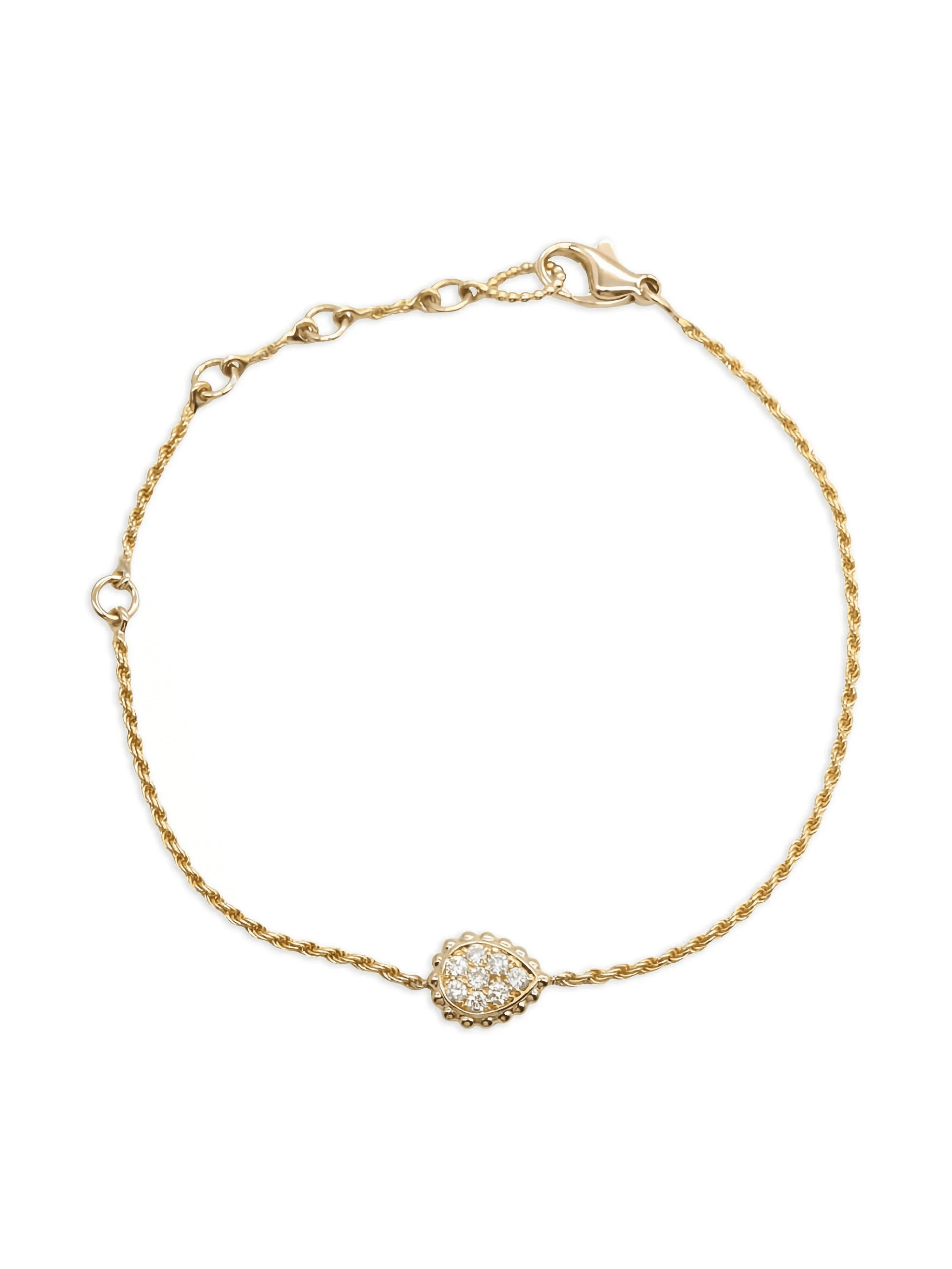 18K rose gold Serpent Bohème diamond bracelet - Image 1