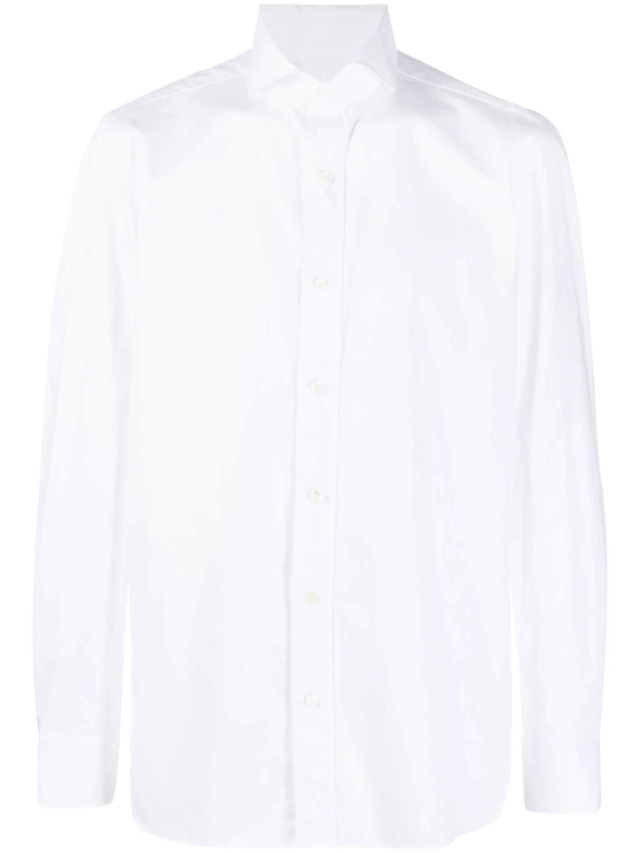 spread collar cotton shirt - Image 1