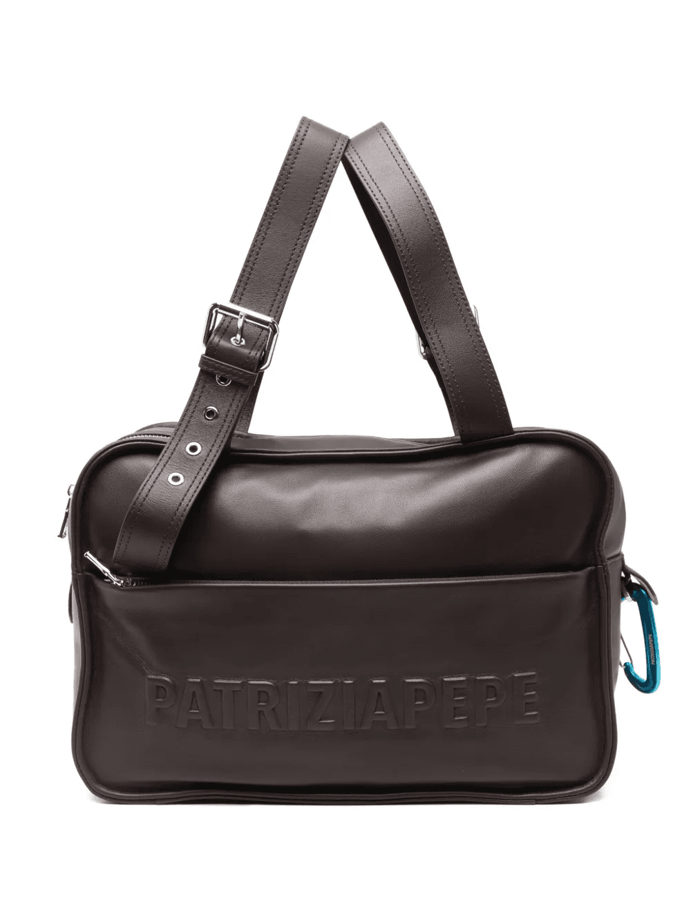 logo-embossed shoulder bag - Image 1