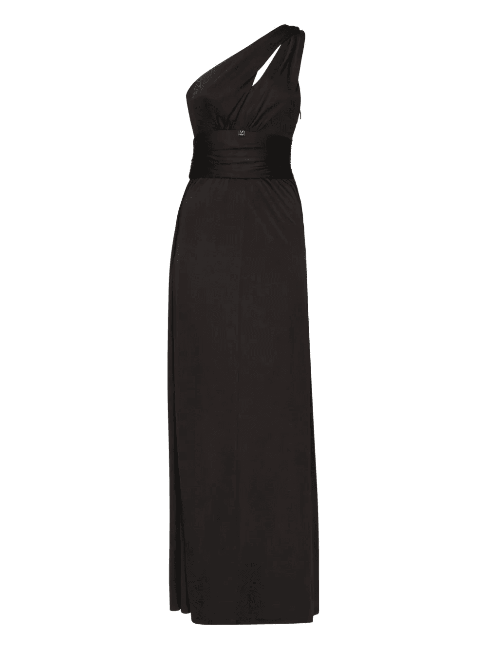 one-shoulder draped maxi dress - Image 1