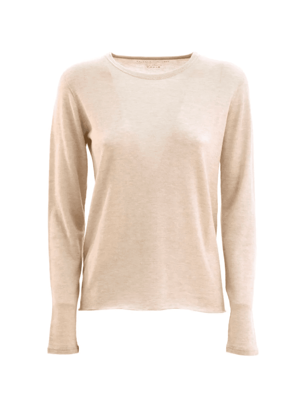 crew-neck long-sleeved top - Image 1