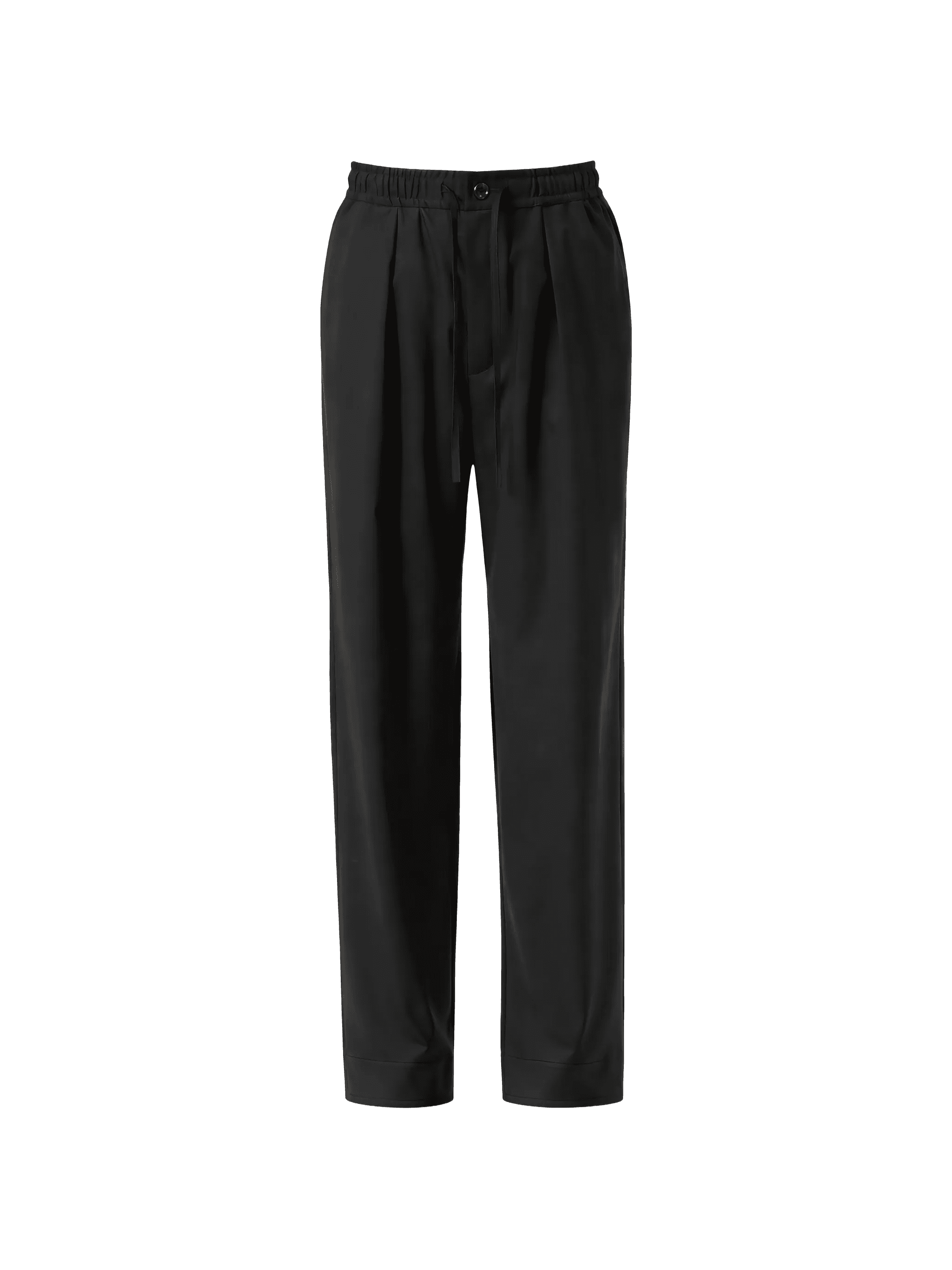 pleat drawstring trousers - Image 1