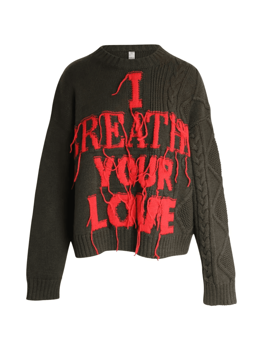 cable-knit sweater - Image 1