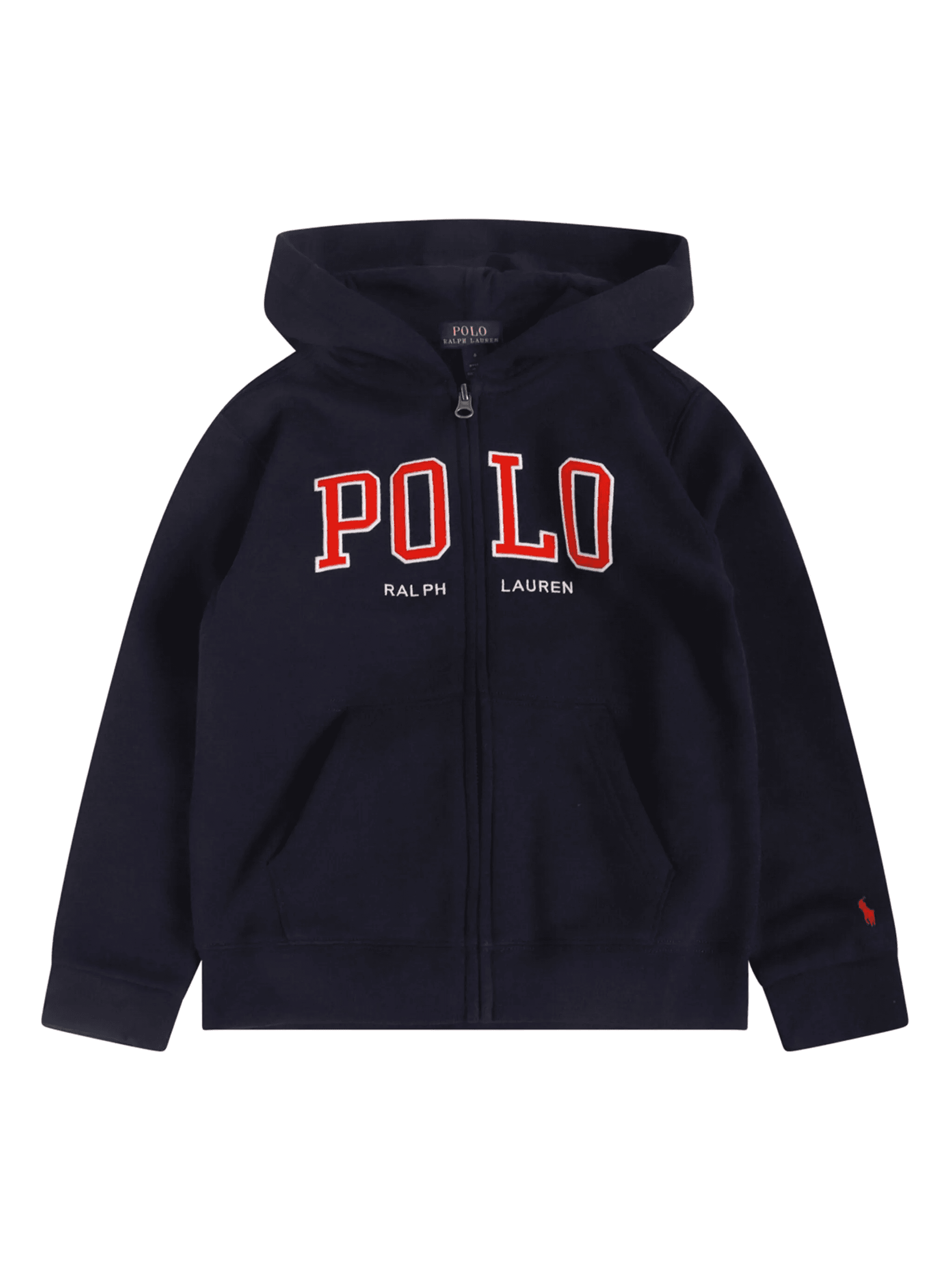 logo-print zip-up hoodie - Image 1