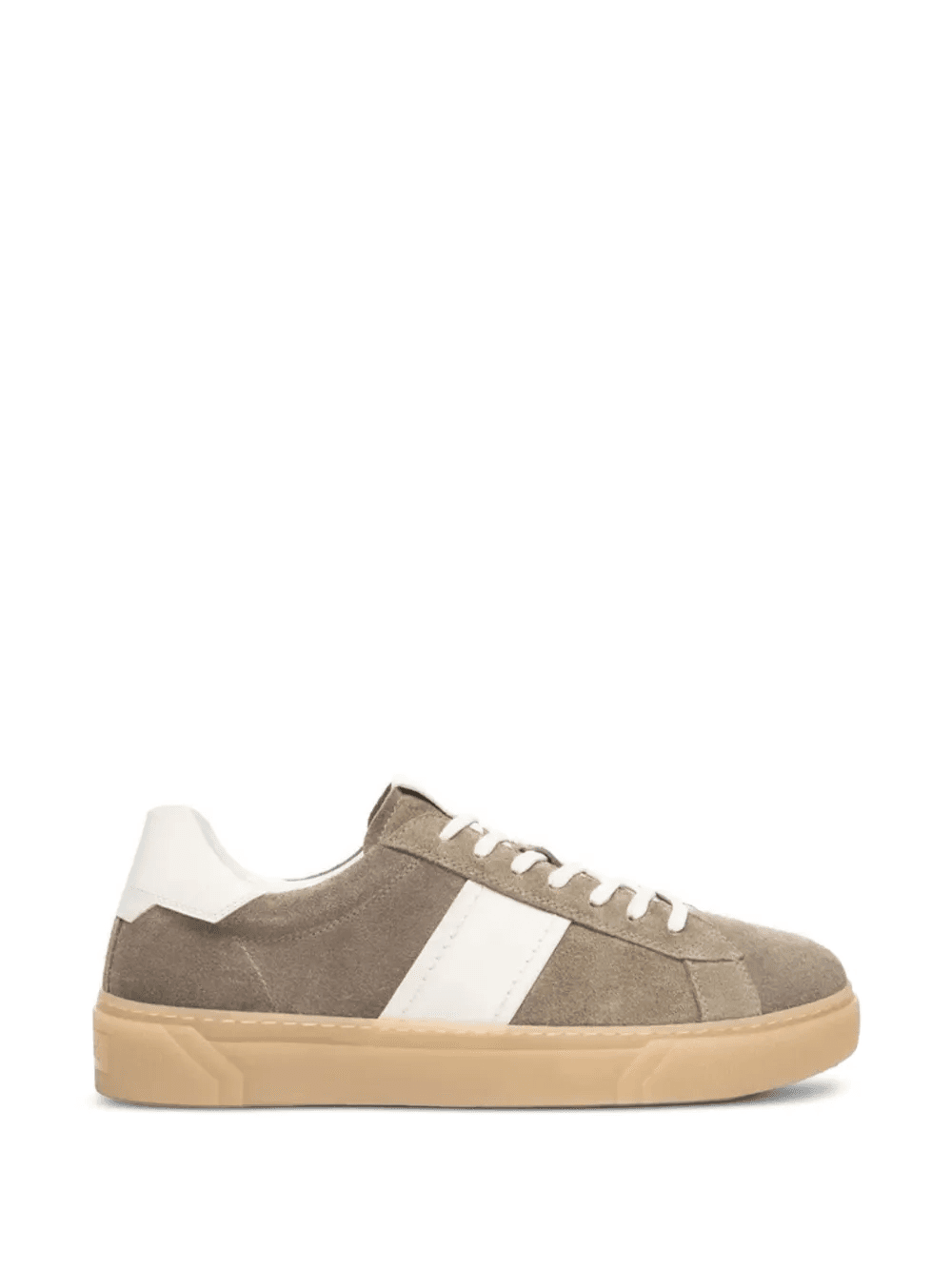 stripe suede sneakers - Image 1