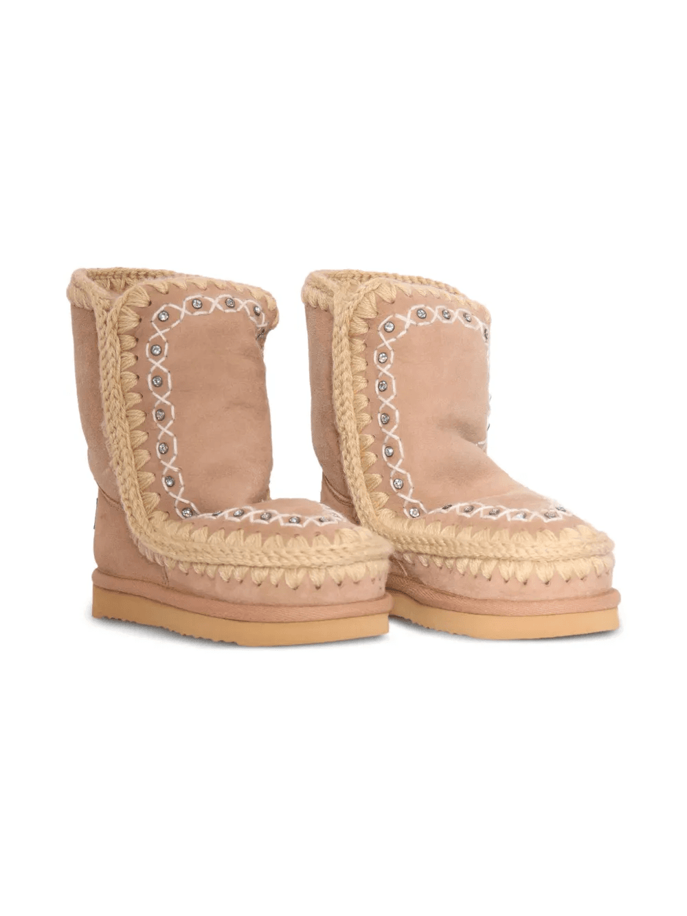 Eskimo rhinestones-details boots - Image 1