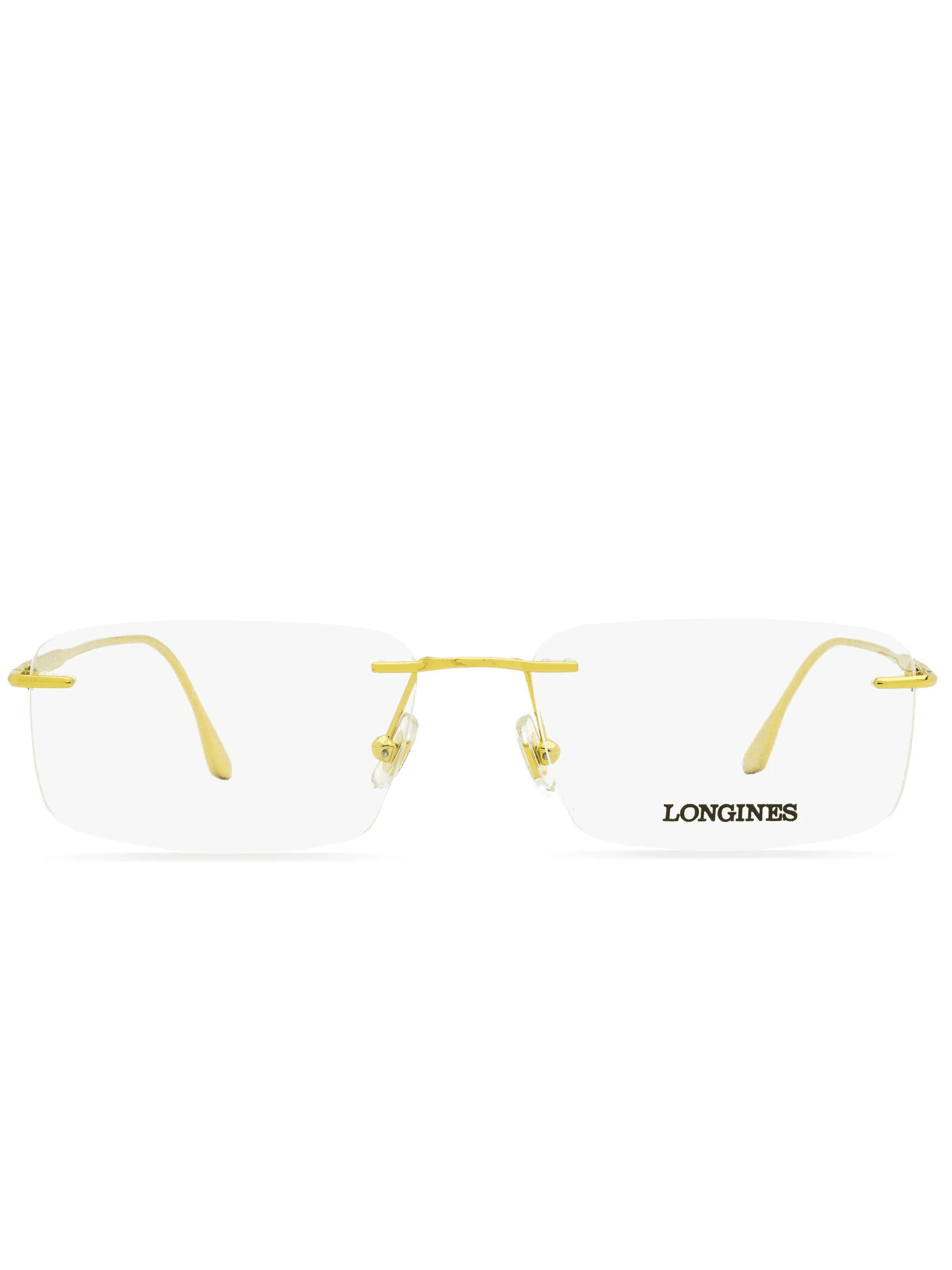 rimless square-frame glasses - Image 1