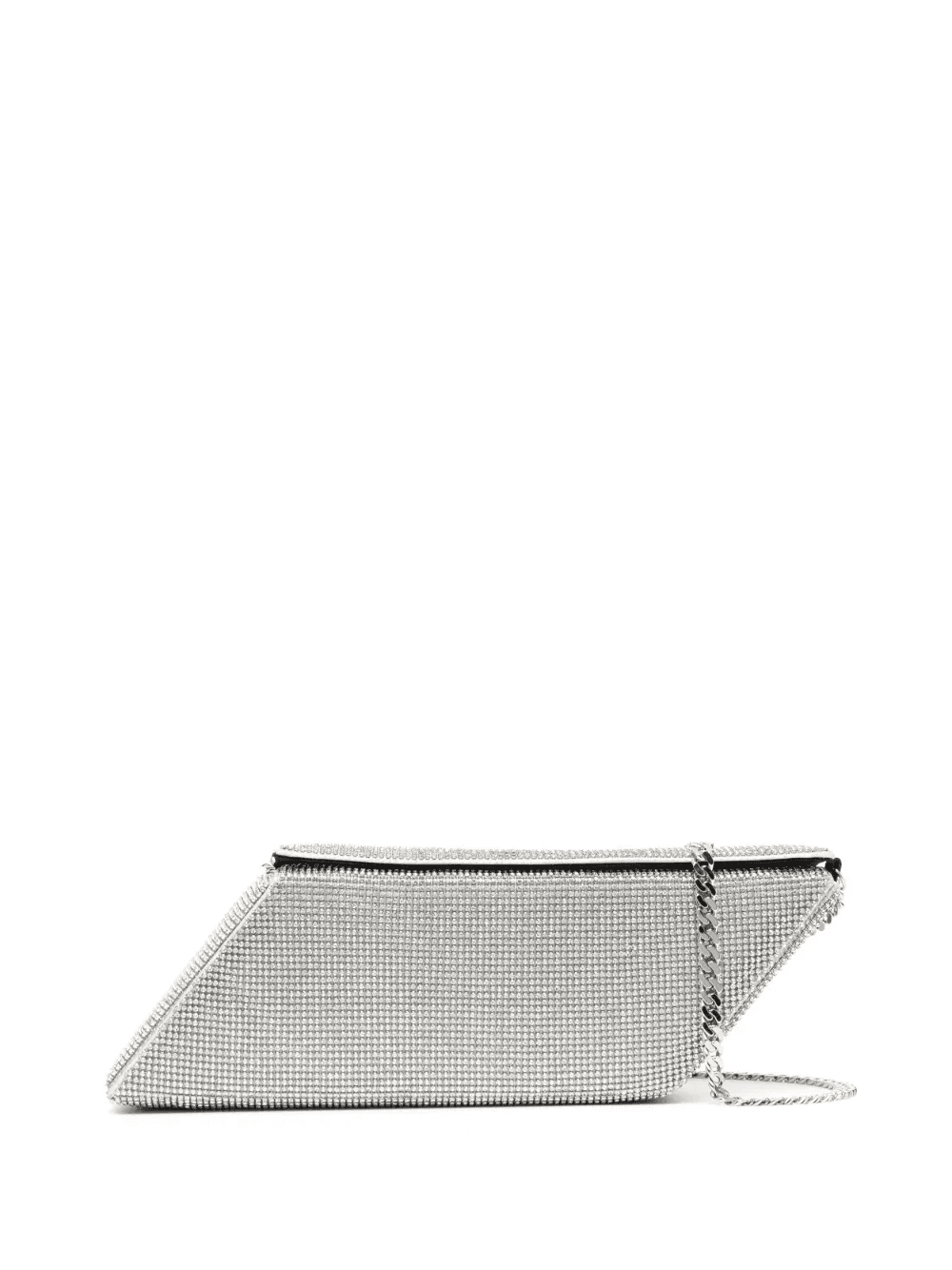 crystal-embellished box-shaped shoulder bag - Image 1