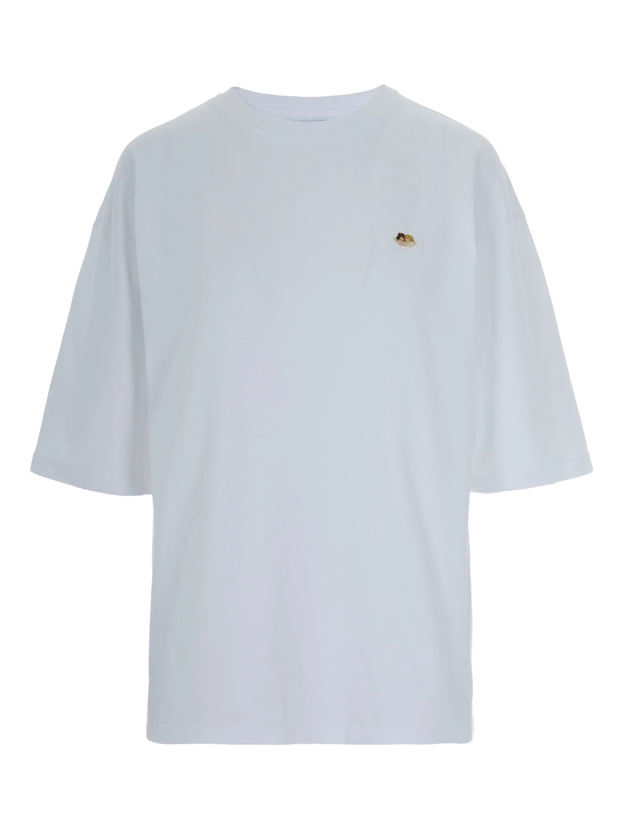 embroidered-detail cotton T-shirt - Image 1