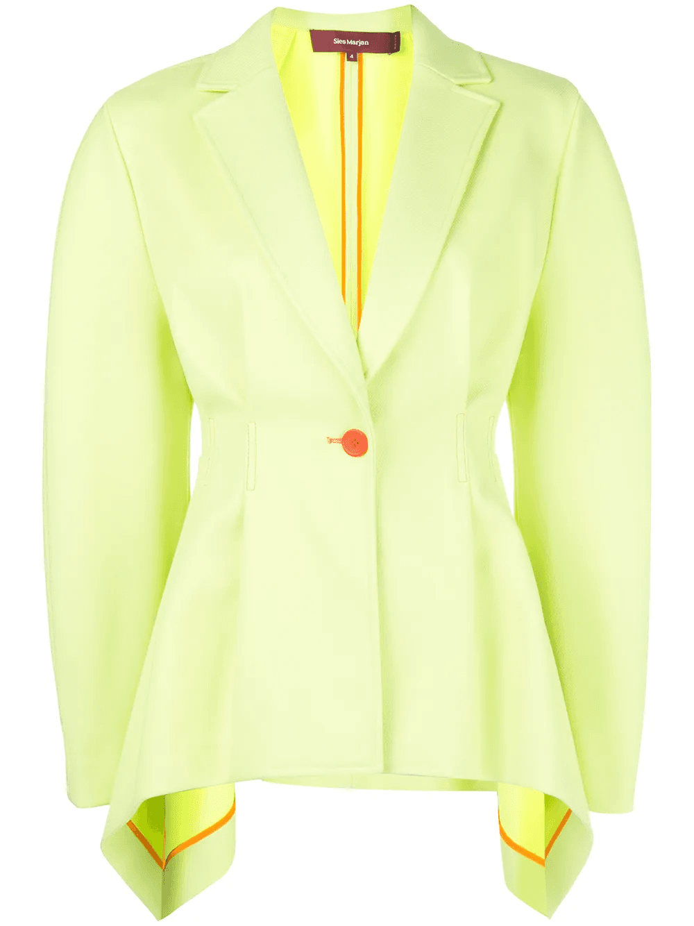 neon draped blazer - Image 1