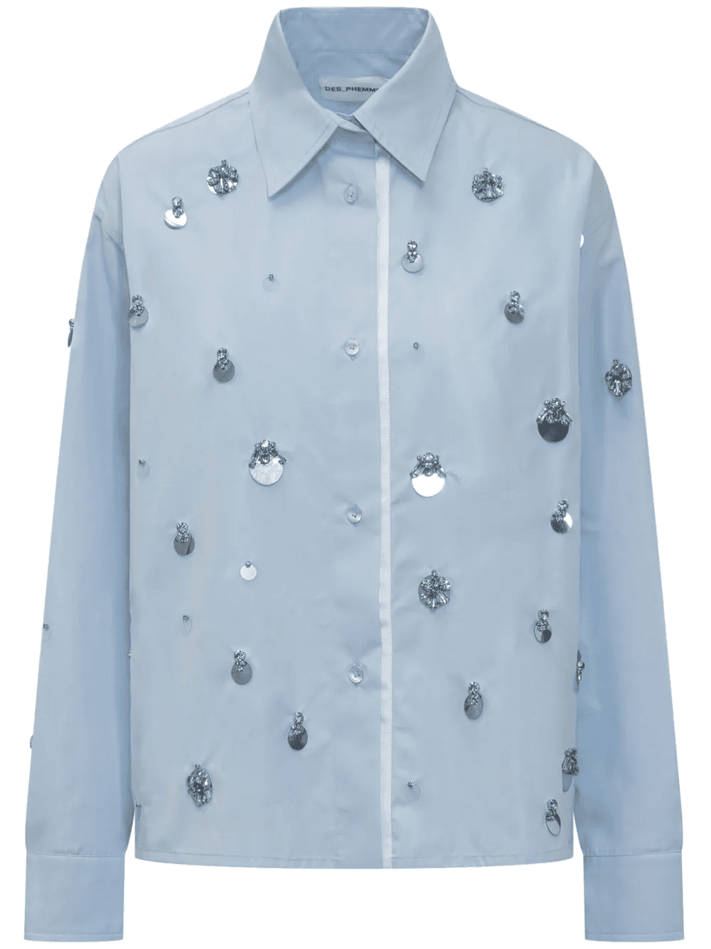 crystal-embellished shirt - Image 1
