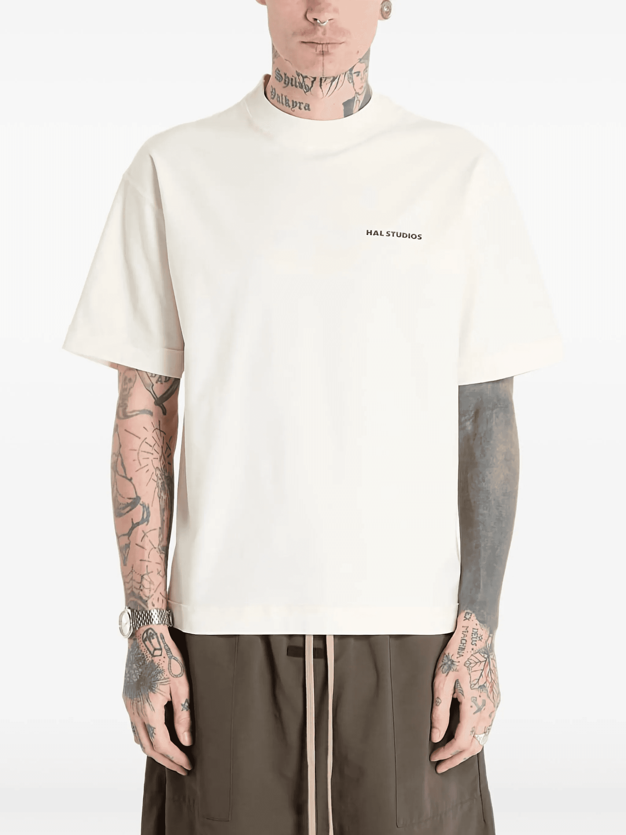 logo-embroidered cotton T-shirt - Image 1