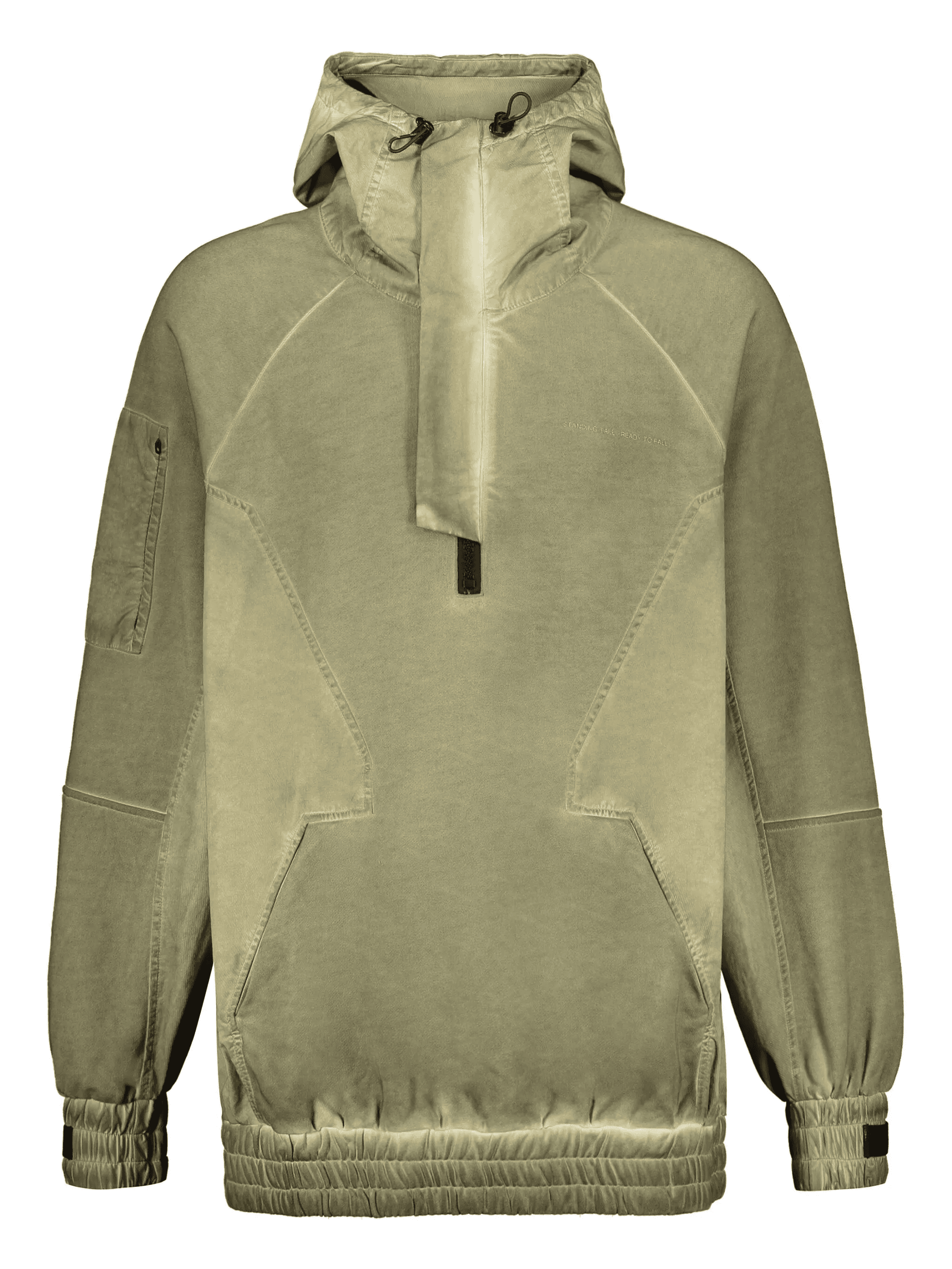 panelled hoodie - Image 1