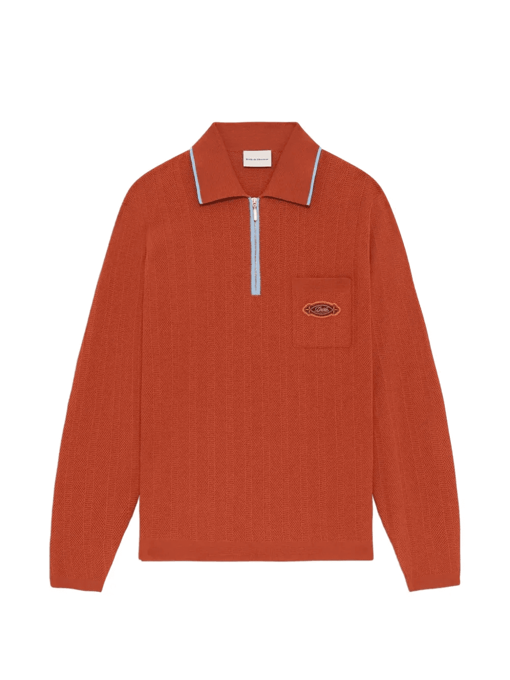 pocket-detail cotton polo shirt - Image 1