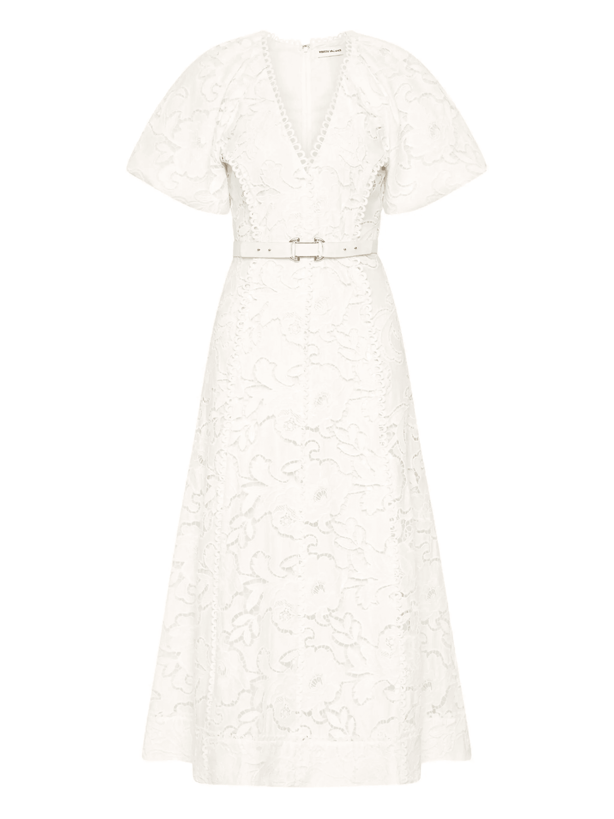 Ginger puff-sleeve lace dress - Image 1