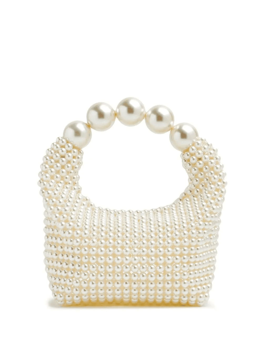 beaded top-handle bag - Image 1