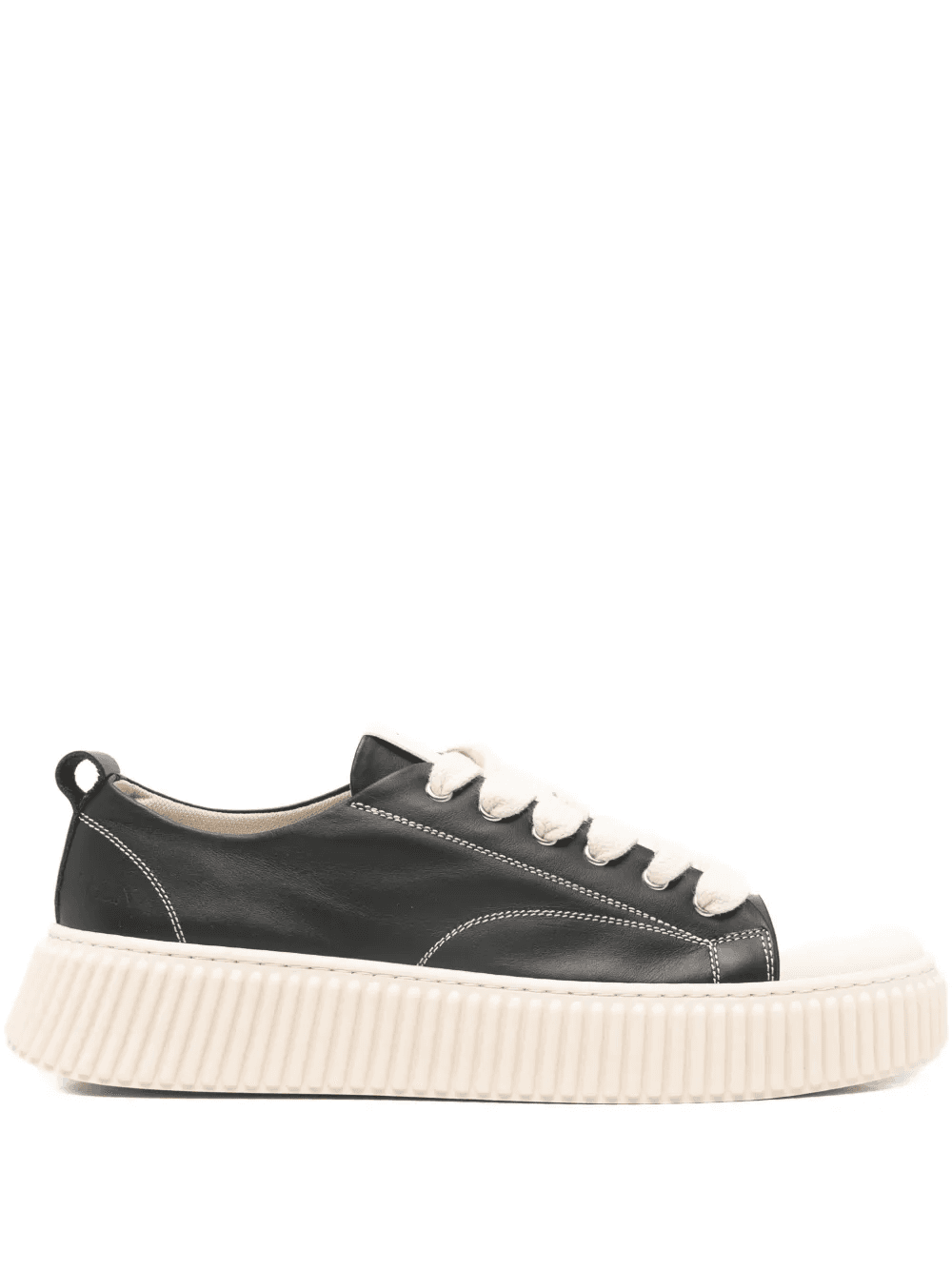 contrast-stitching sneakers - Image 1