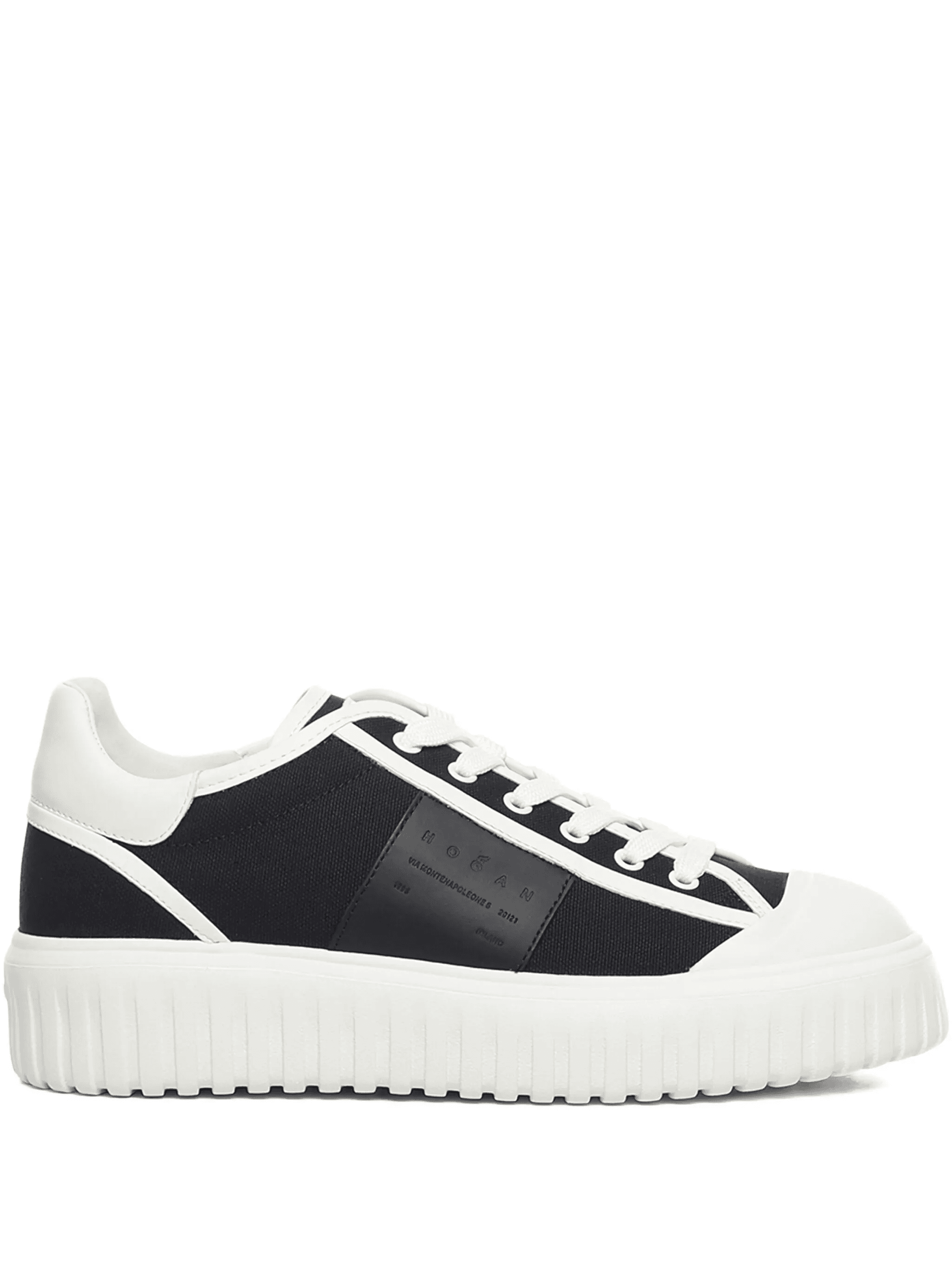 H-Stripes logo-detail lace-up sneakers - Image 1