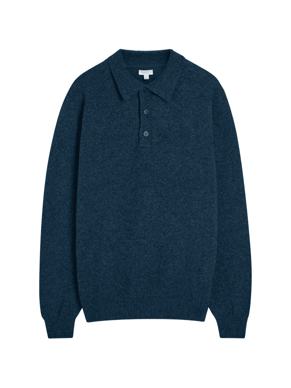 buttoned knitted polo shirt - Image 1