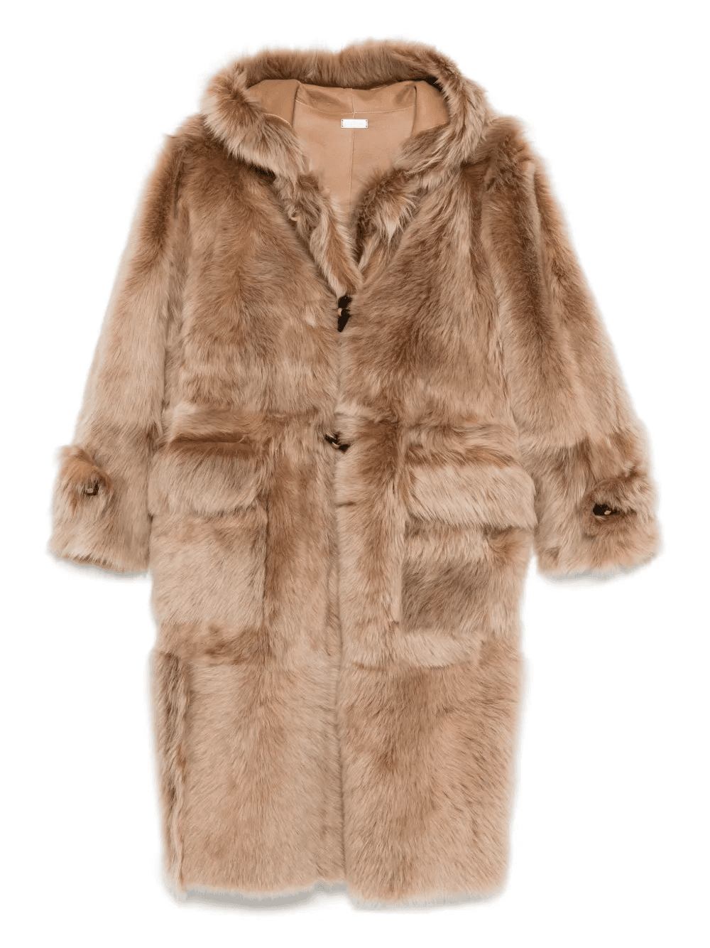 Cherie hooded shearling coat - Image 1