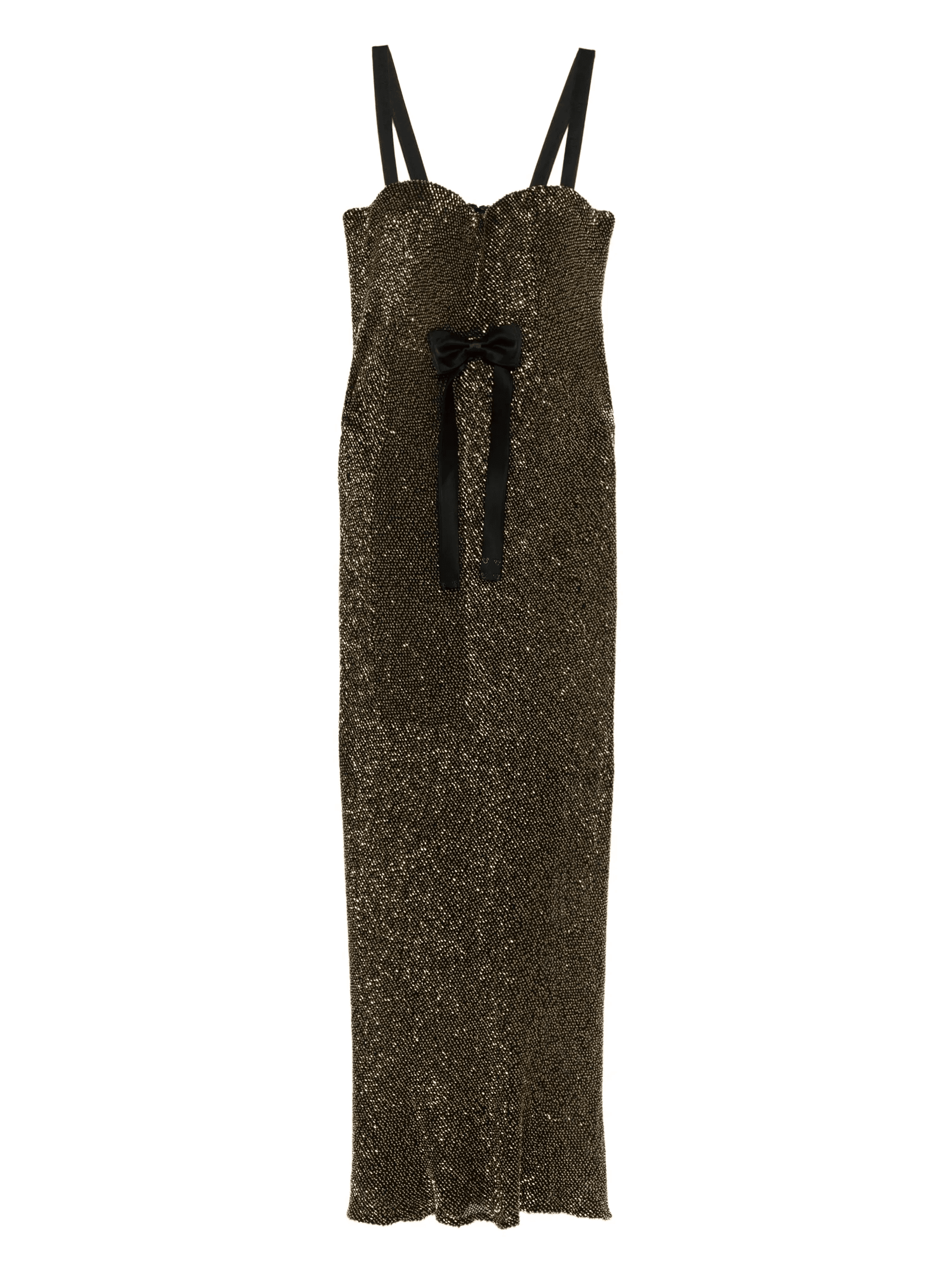 sequin silk maxi dress - Image 1