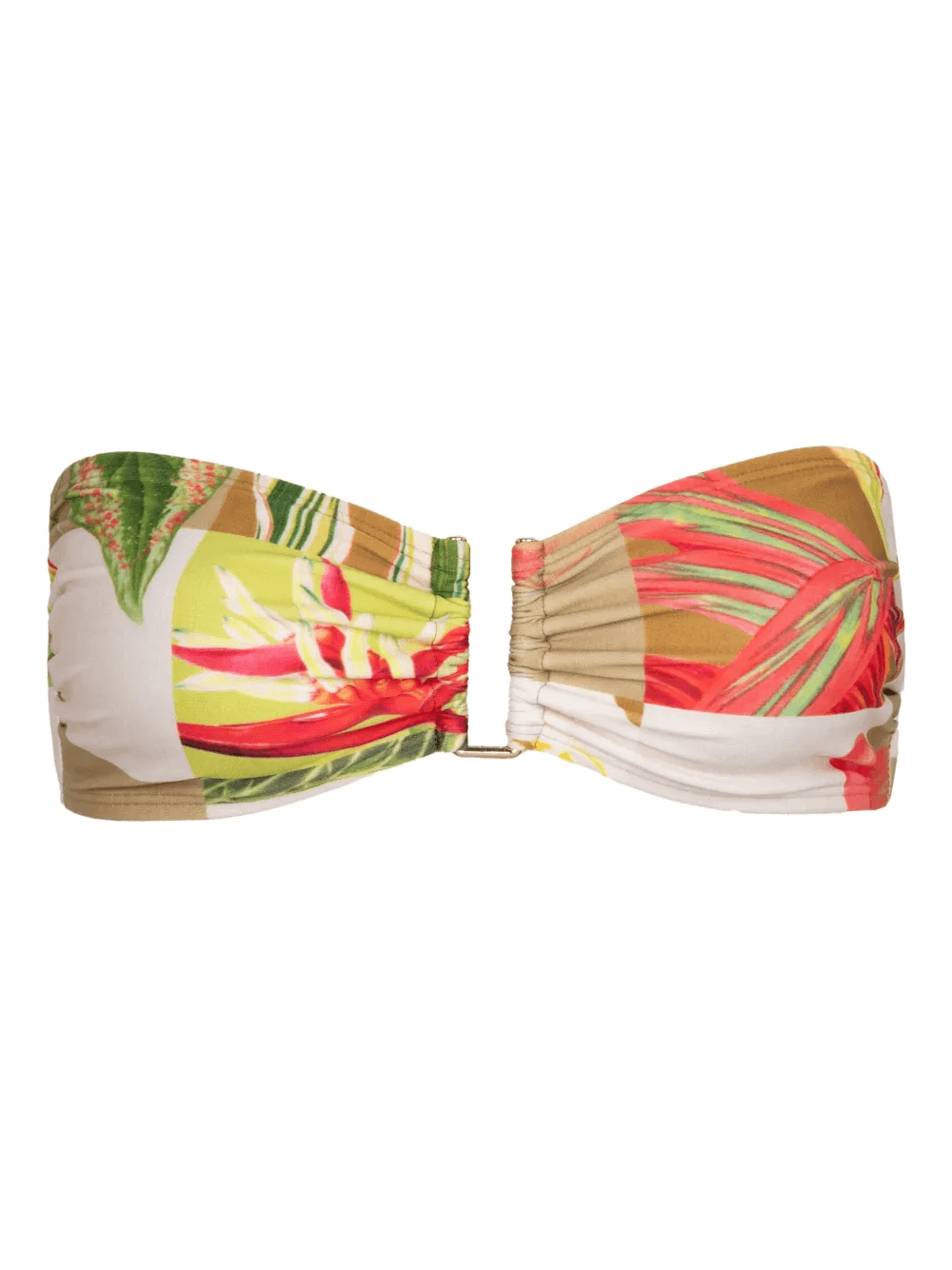 floral-print bandeau top - Image 1