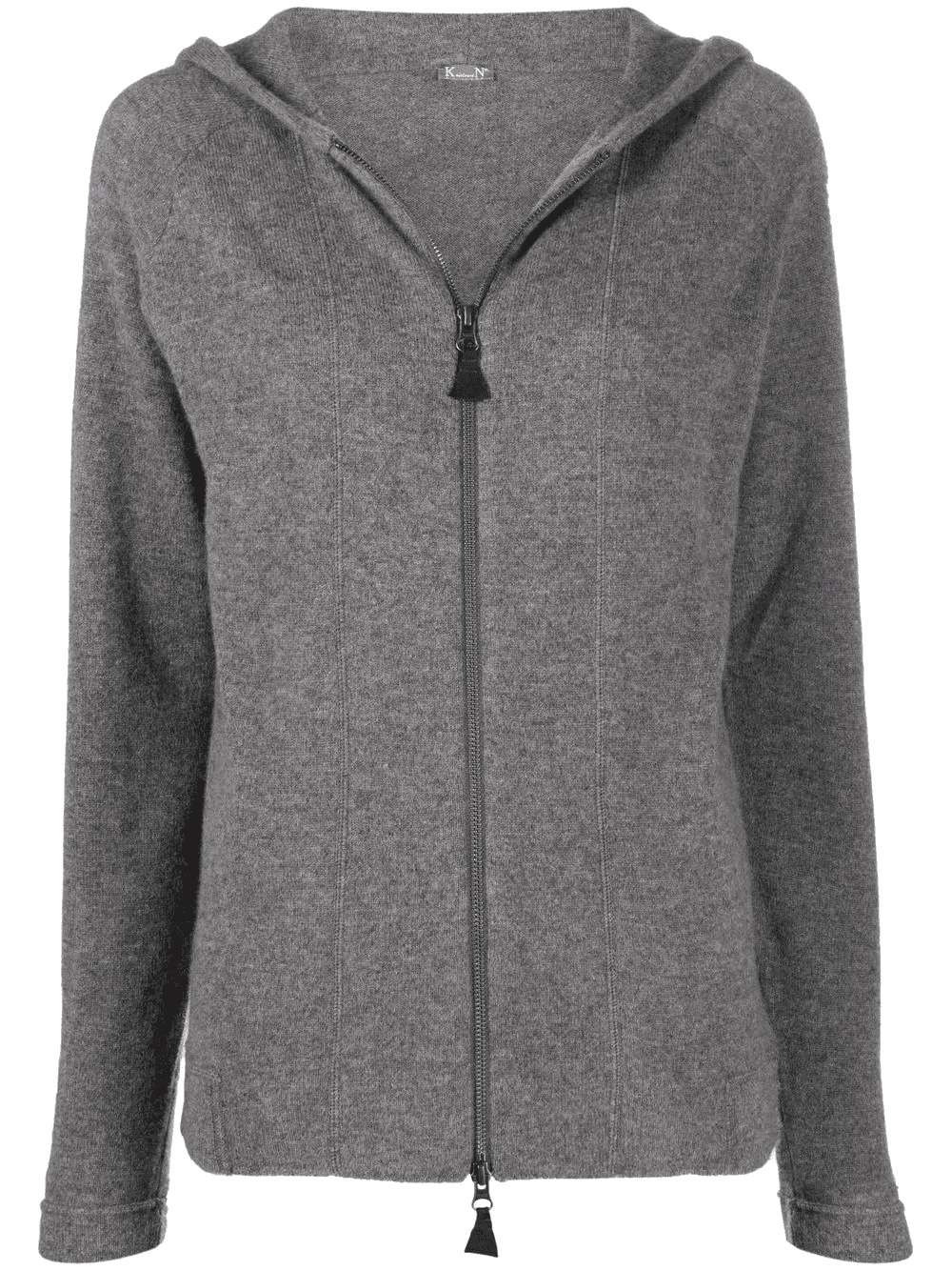 cashmere zip-up hoodie - Image 1