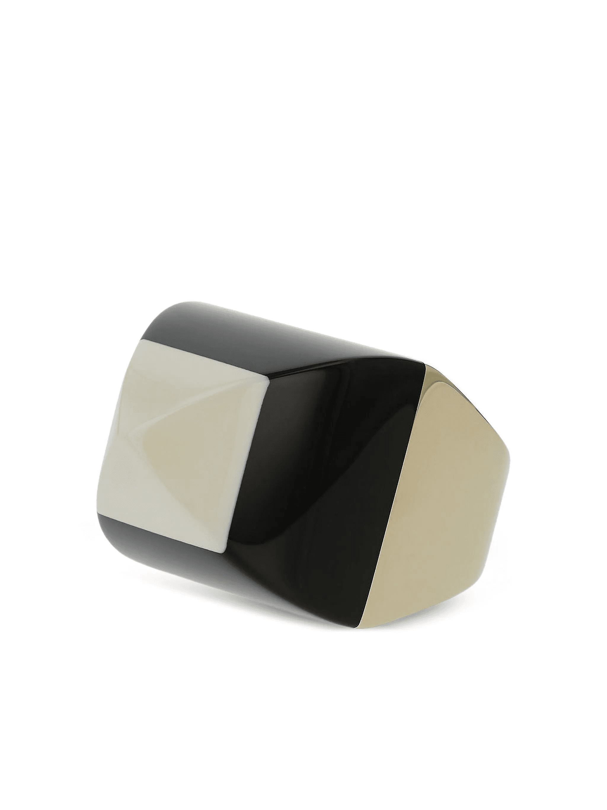 18K yellow gold Kendall bakelite ring - Image 1