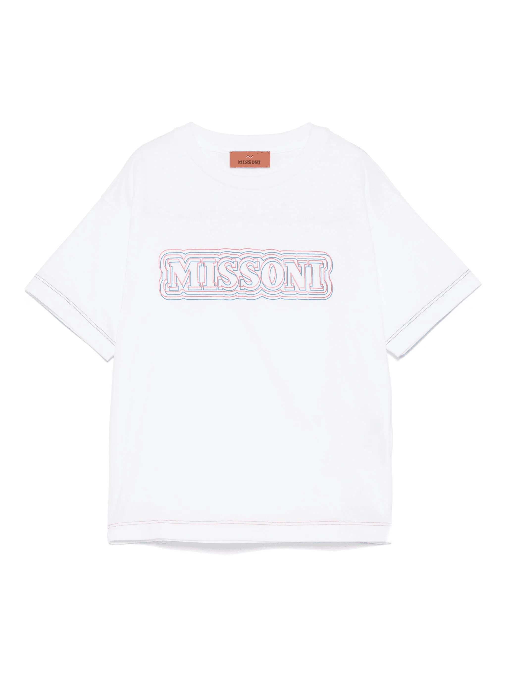 raised-logo T-shirt - Image 1