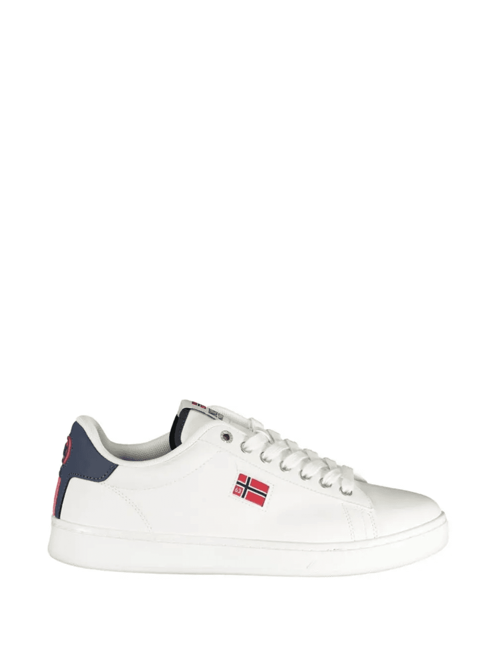 flag-patch sneakers - Image 1