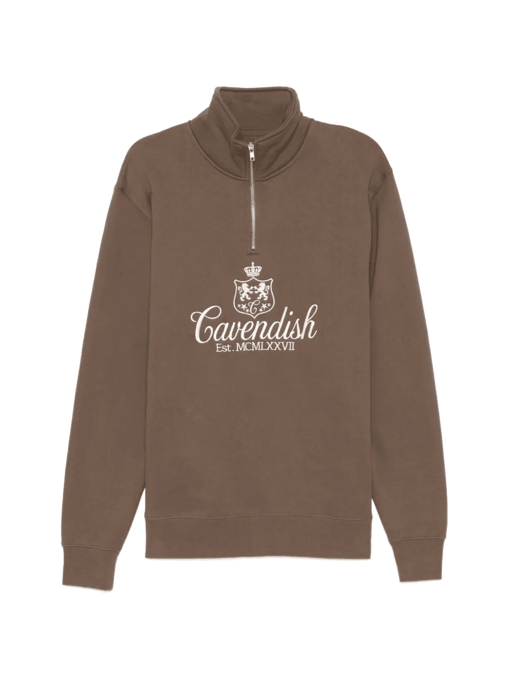 logo-embroidered sweatshirt - Image 1
