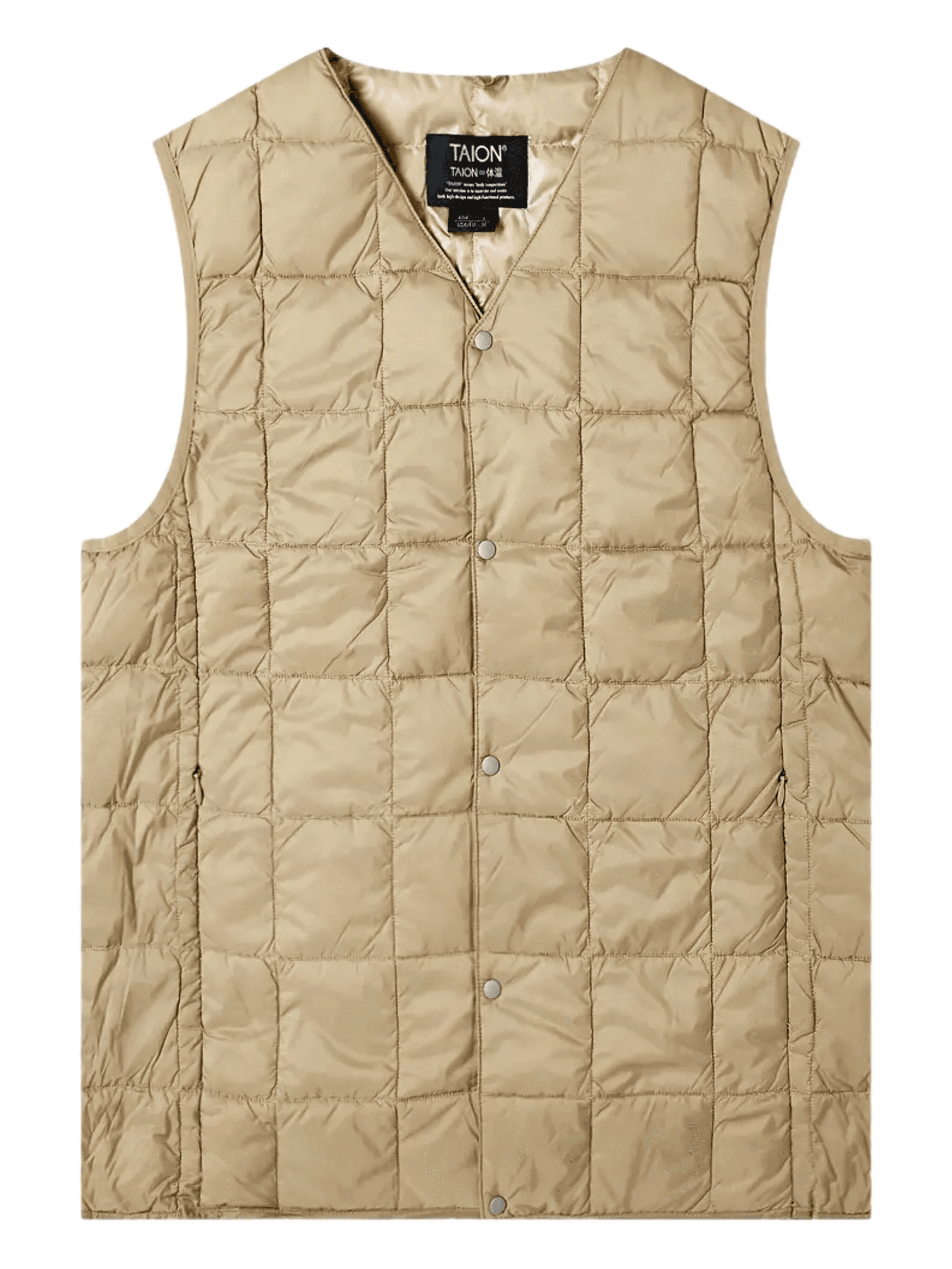V-neck down gilet - Image 1