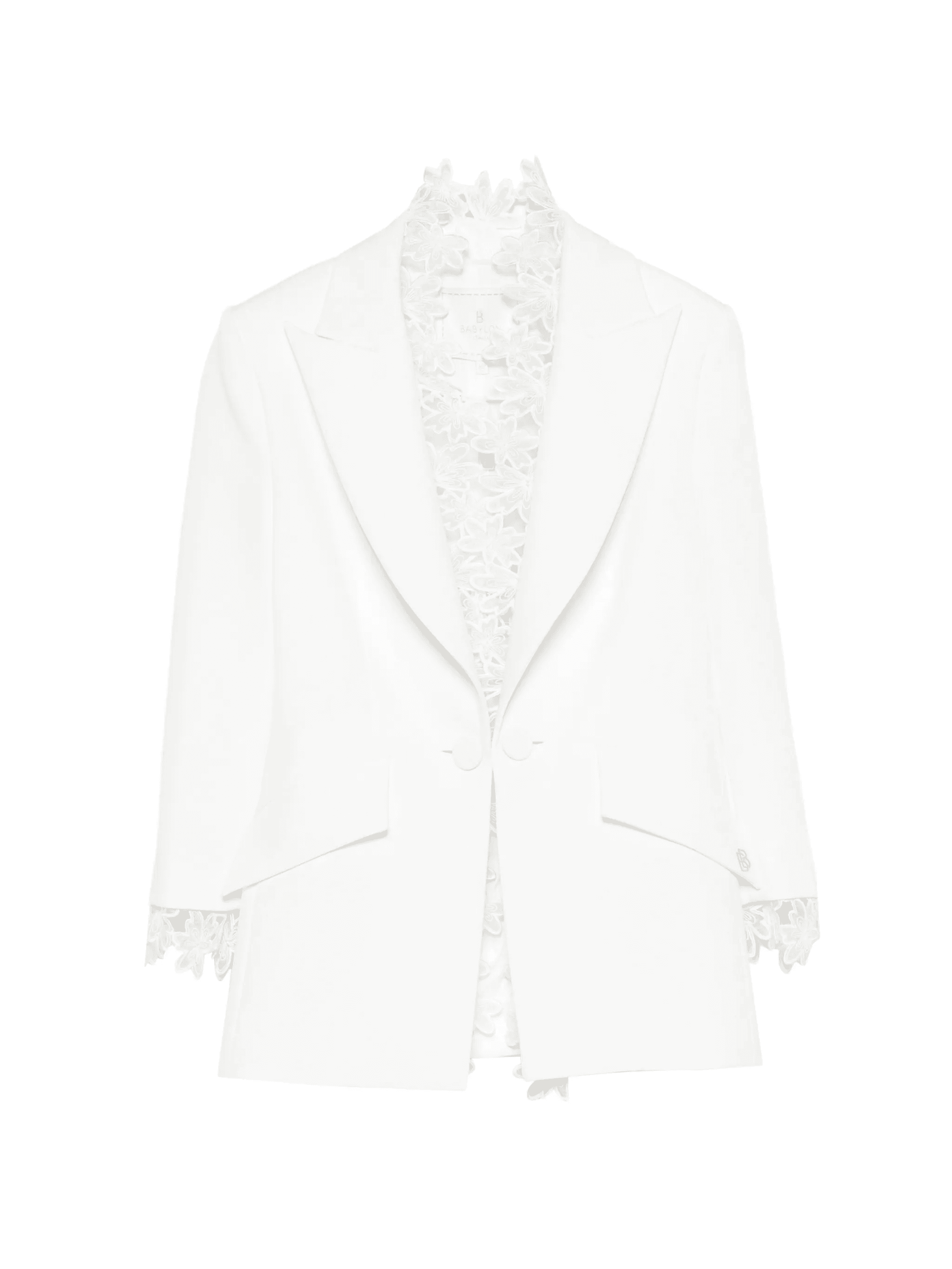 lace-trim blazer - Image 1