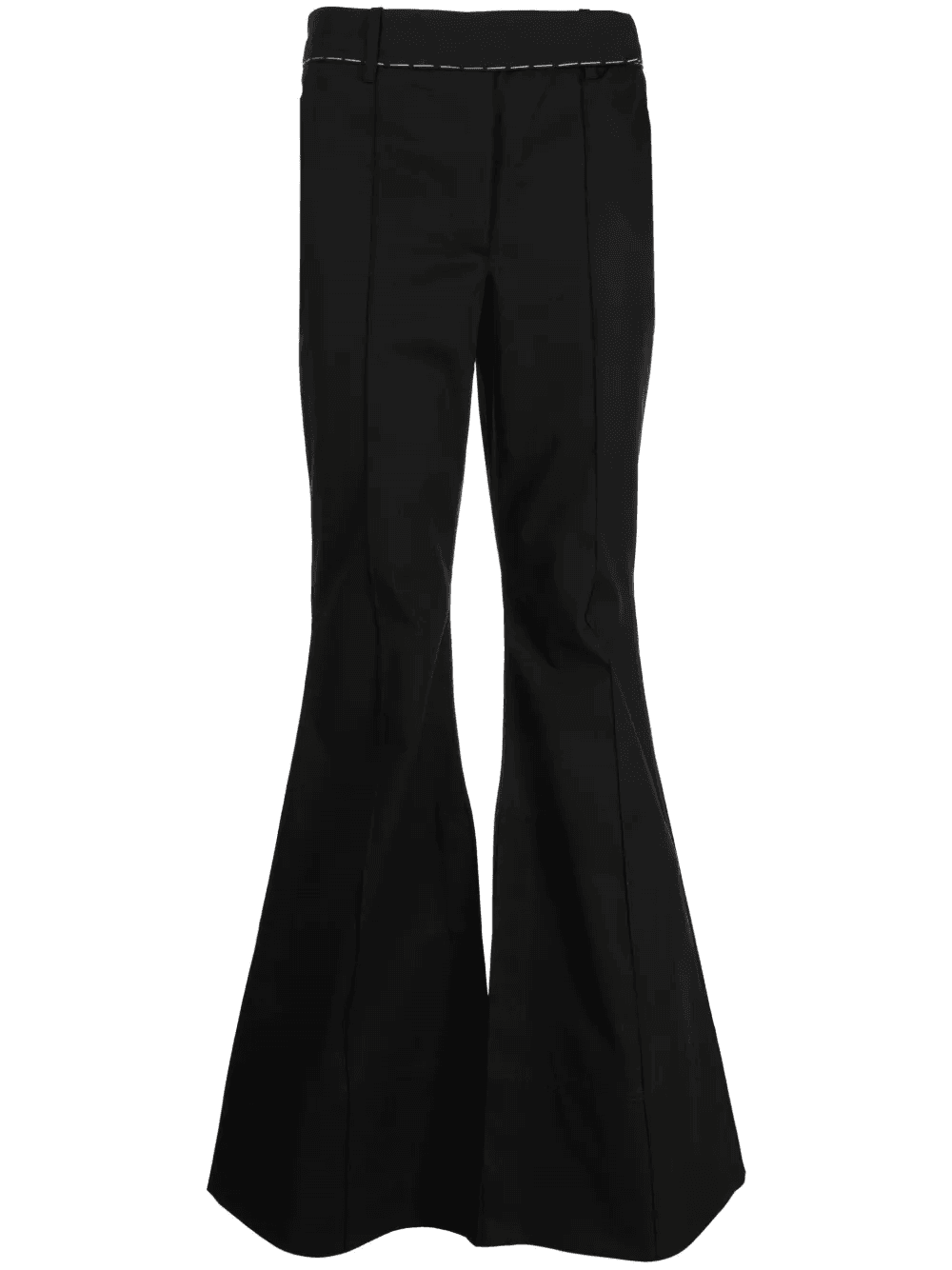 Mick flared cotton trousers - Image 1