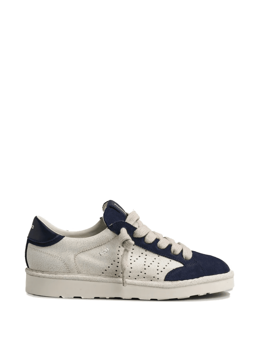 perforated panelled sneakers - Image 1