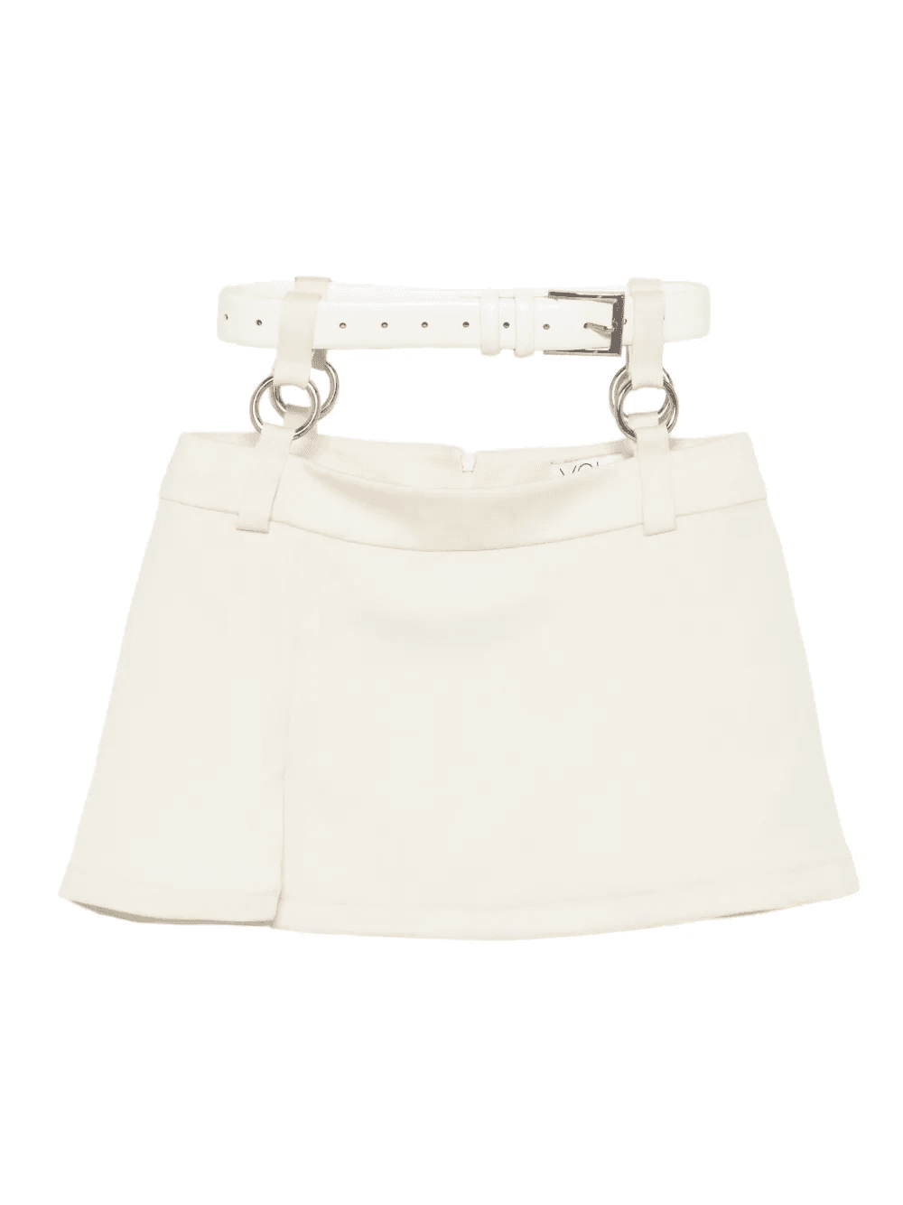 belted mini skirt - Image 1