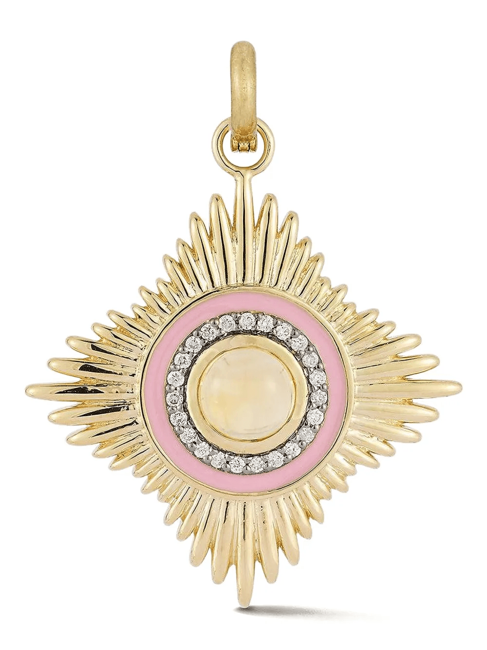 14kt yellow gold Vivienne medallion necklace - Image 1