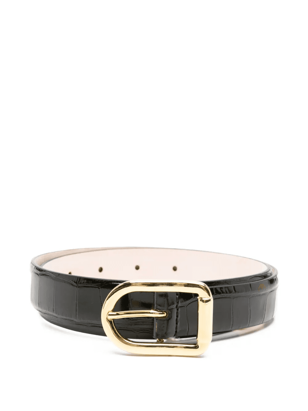 Mija crocodile-effect buckle belt - Image 1