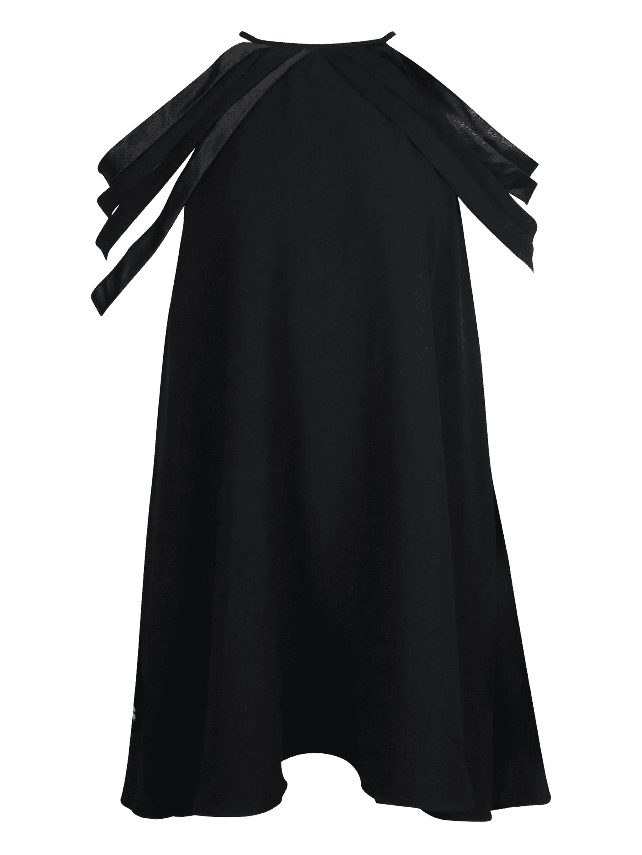 halterneck ribbon-detail mini dress - Image 1