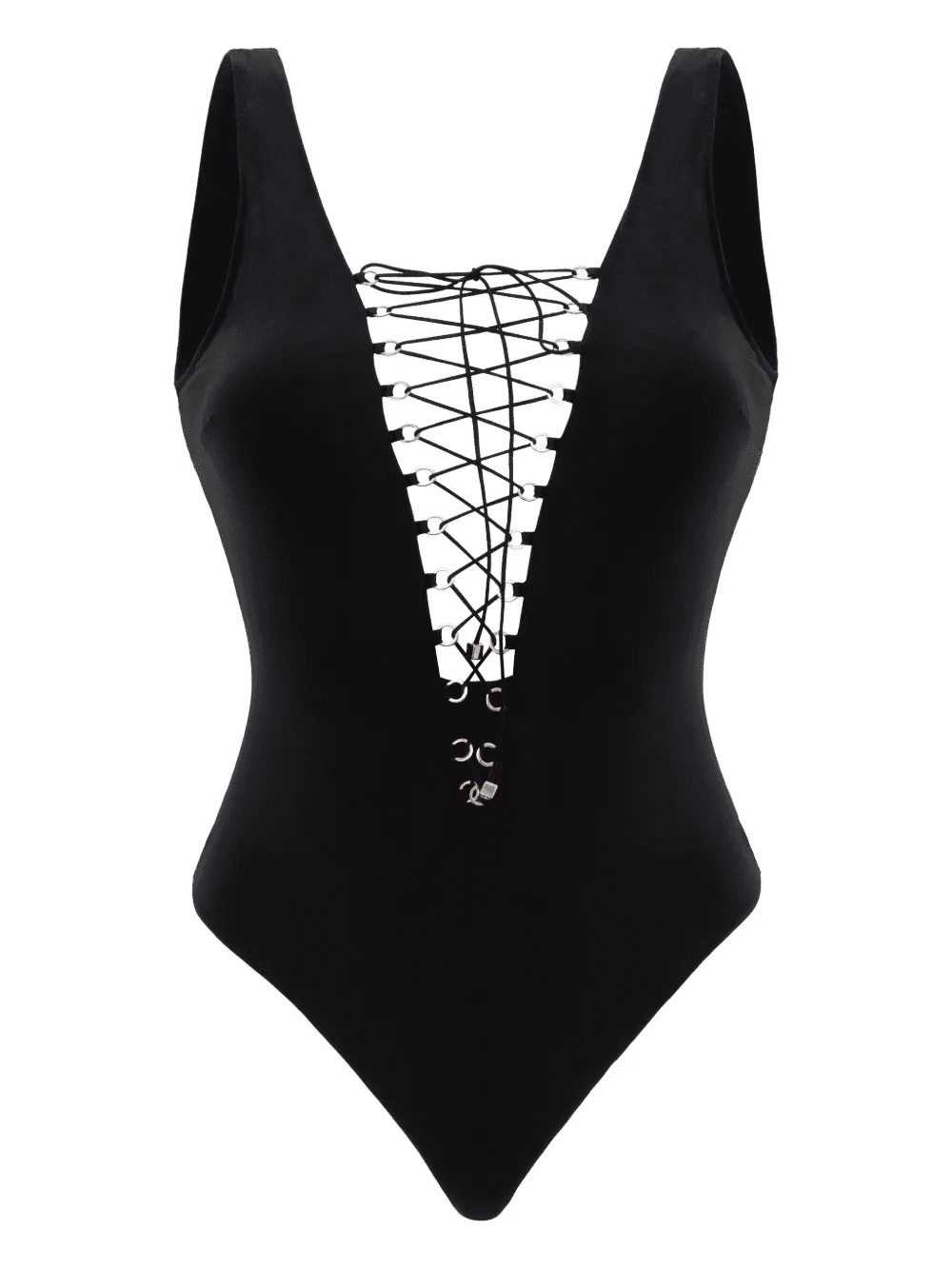 lace-up swimsuit - Image 1