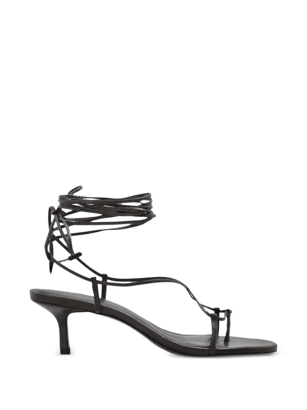 tie-leg heeled sandals - Image 1