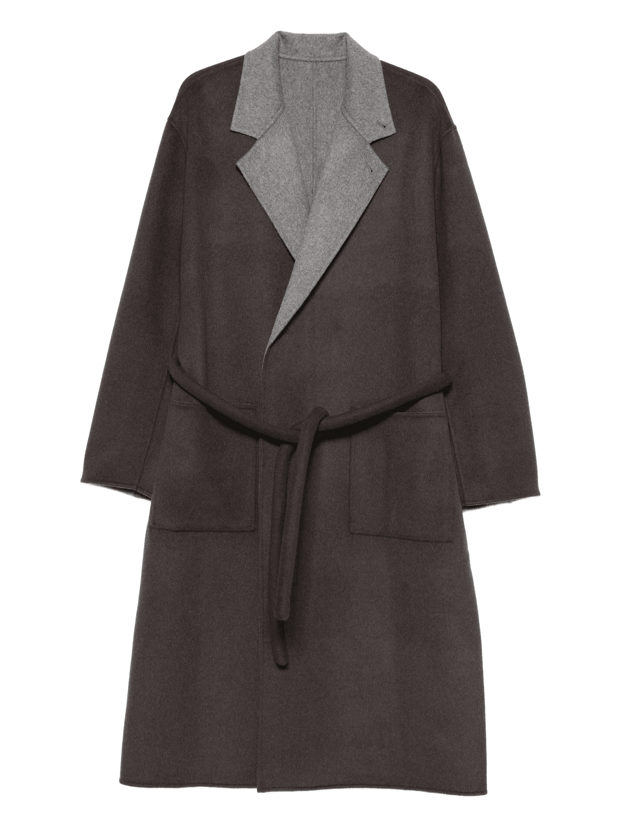 reversible notched-lapels coats - Image 1