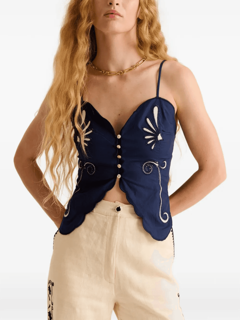 Monarca embroidered top - Image 1
