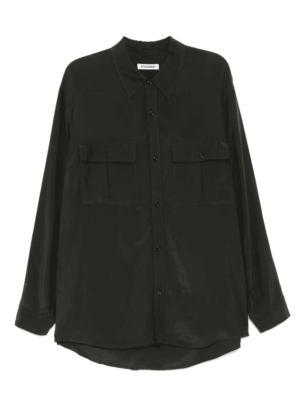 Fibril taffeta patch pocket shirt - Image 1